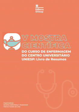 Capa para V MOSTRA CIENTÍFICA DO CURSO DE ENFERMAGEM DO CENTRO UNIVERSITÁRIO UNIESP: Livro de Resumos