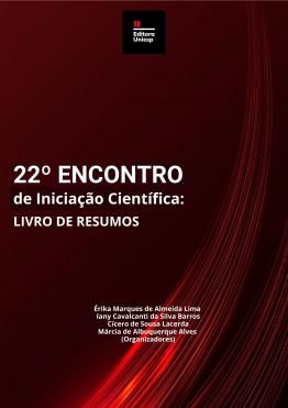 Capa para 22º ENCONTRO DE INICIAÇÃO CIENTÍFICA DO UNIESP: LIVRO DE RESUMOS