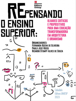 Capa para Repensando o ensino superior: olhares críticos e propositivos para uma educação transformadora em arquitetura e urbanismo