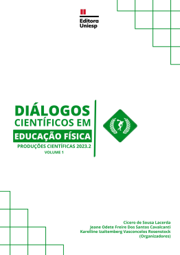 Capa para DIÁLOGOS CIENTÍFICOS EM EDUCAÇÃO FÍSICA: PRODUÇÕES ACADÊMICAS 2023.2 – Volume 1