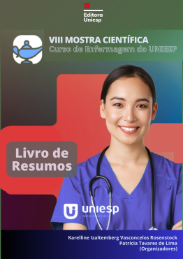 Capa para LIVRO DE RESUMOS DA VIII MOSTRA CIENTÍFICA DO CURSO DE ENFERMAGEM DO UNIESP