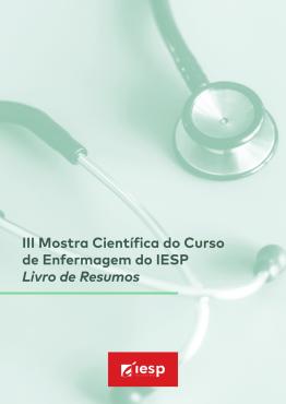 Capa para III Mostra de Produção Científica do Curso de Enfermagem do IESP: livro de resumos