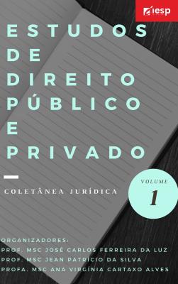 Capa para Estudos de Direito Público e Privado: Coletânea Jurídica Volume 1